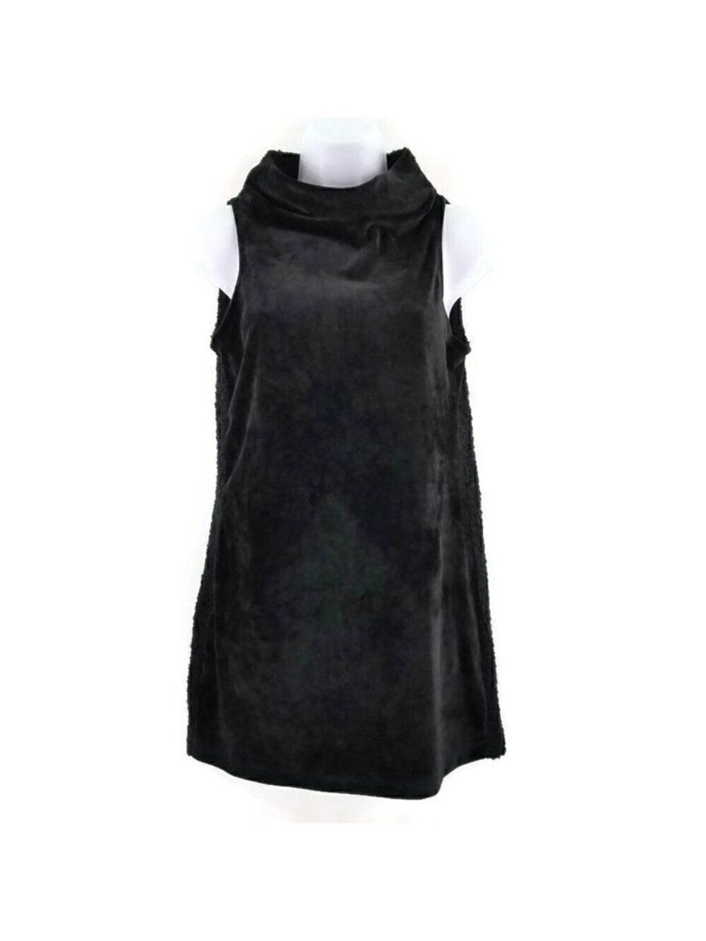 Alembika sleeveless mock turtle neck pullover top